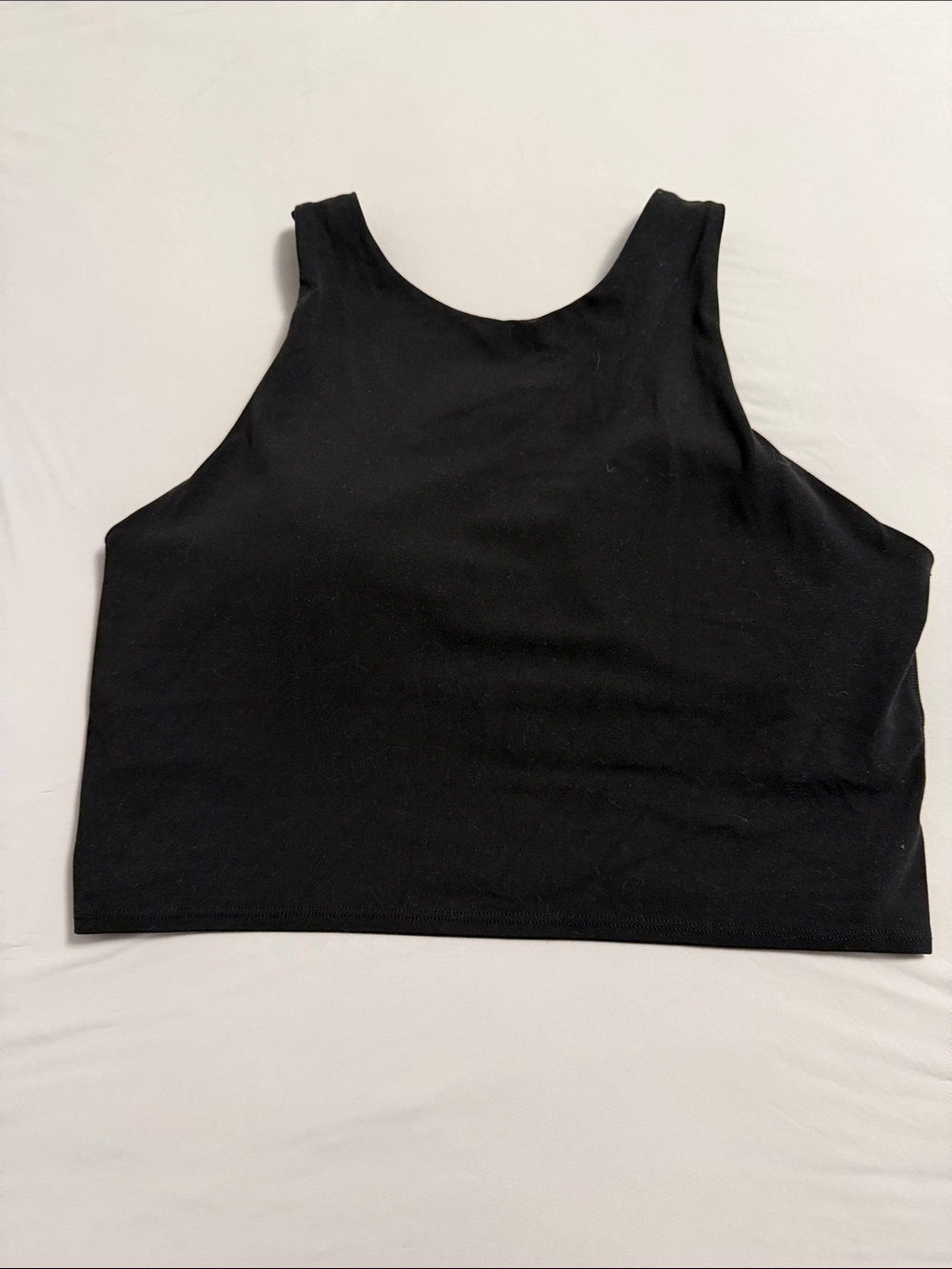 Athleta size L Black Conscious Crop Bra A-C